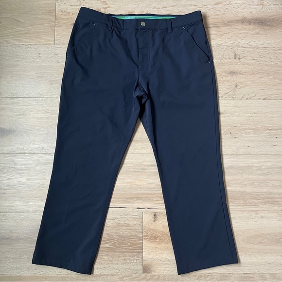 Alberto Golf Pro 3xDry Cooler Modern Fit Navy Blue Pants Sz 36”x27” EU 54 *K22 - Picture 1 of 4